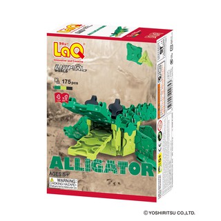 Bộ xếp hình sáng tạo LaQ Animal World ALLIGATOR - Chủ đề Thế giới Động vật (Cá sấu) 175 mảnh ghép