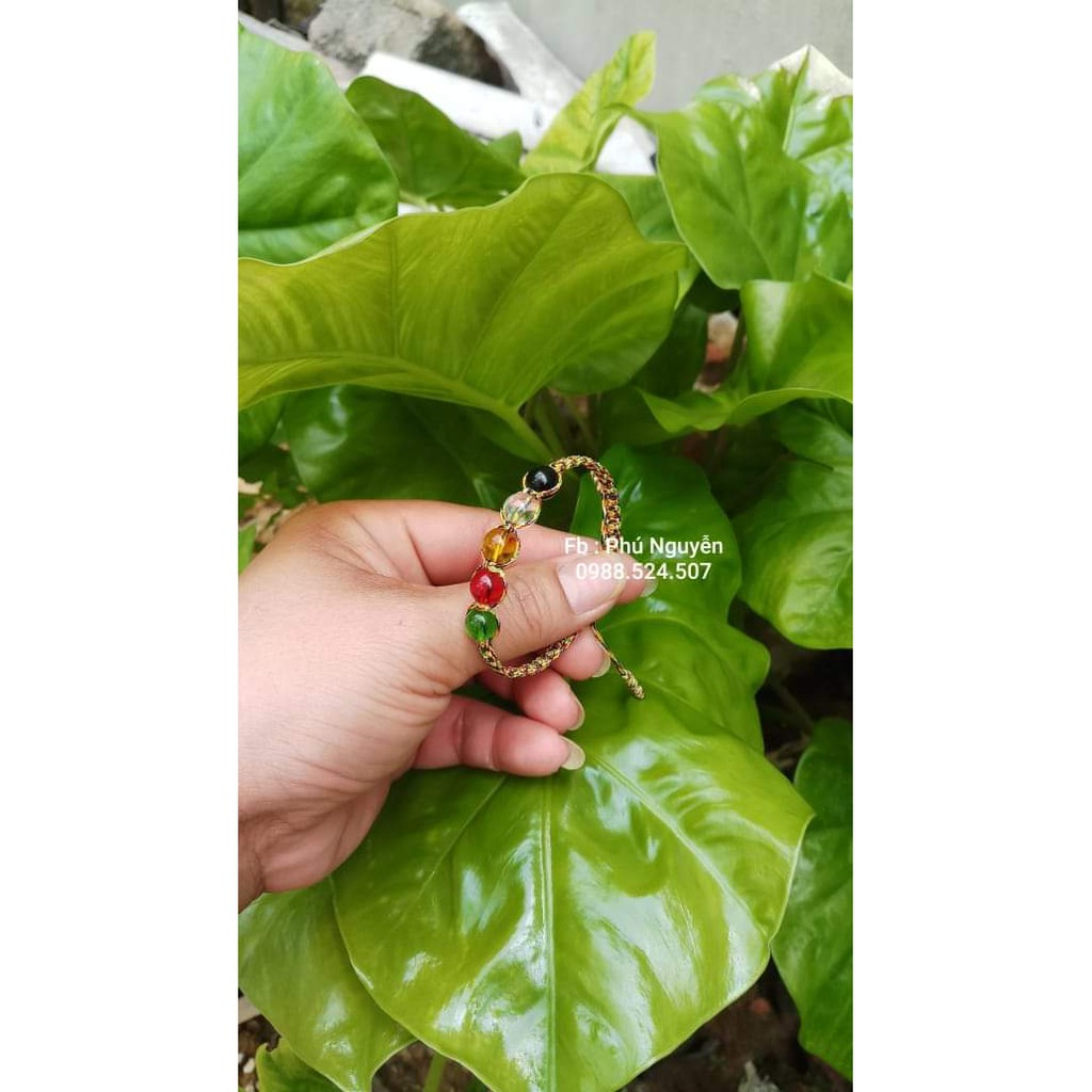 Vòng Đan Dây Ngũ Sắc ( Để lại size tay )