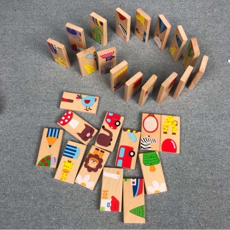 Bộ Domino 28 chi tiết nối tiếp Meets Dragon Dominoes