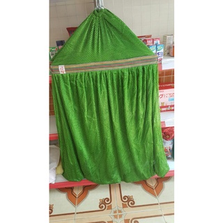 Lưới võng xếp cán thép 2 lớp siêu bền,bản rộng 1 người lớn 1 trẻ em nằm vô tư