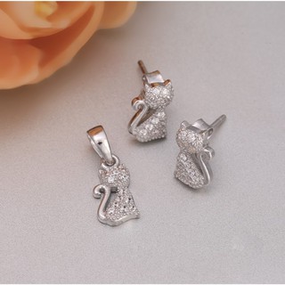 Bộ trang sức bạc Love Cat