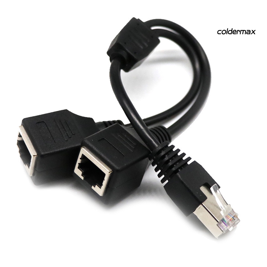 Đầu Chia Cổng Mạng Internet 2 Trong 1 Từ RJ45 Sang 2 Cổng Cắm