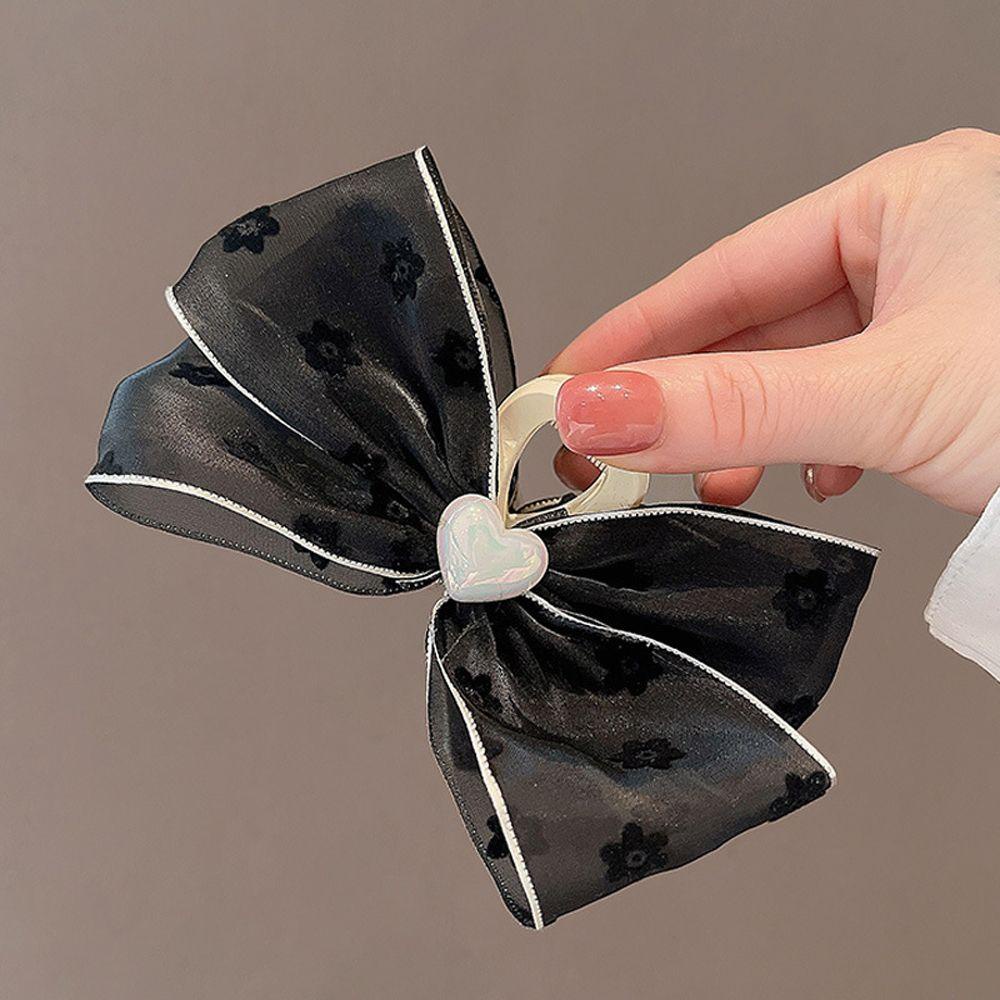 Kẹp Tóc Hình Cá Mập Họa Tiết Chấm Bi Phong Cách Vintage Nhật Bản