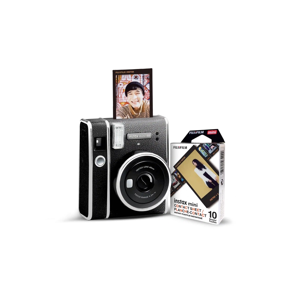 FUJIFILM FILM INSTAX MINI - Viền đen Contact Sheet - Giấy in ảnh cho máy chụp lấy liền chính hãng date 2024-2025