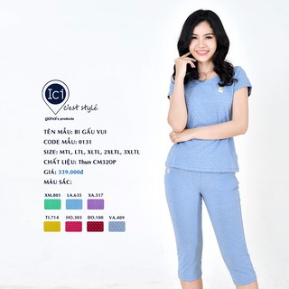 Đồ Bộ mặc nhà Gia Hồi TNQL Bi Gấu Vui