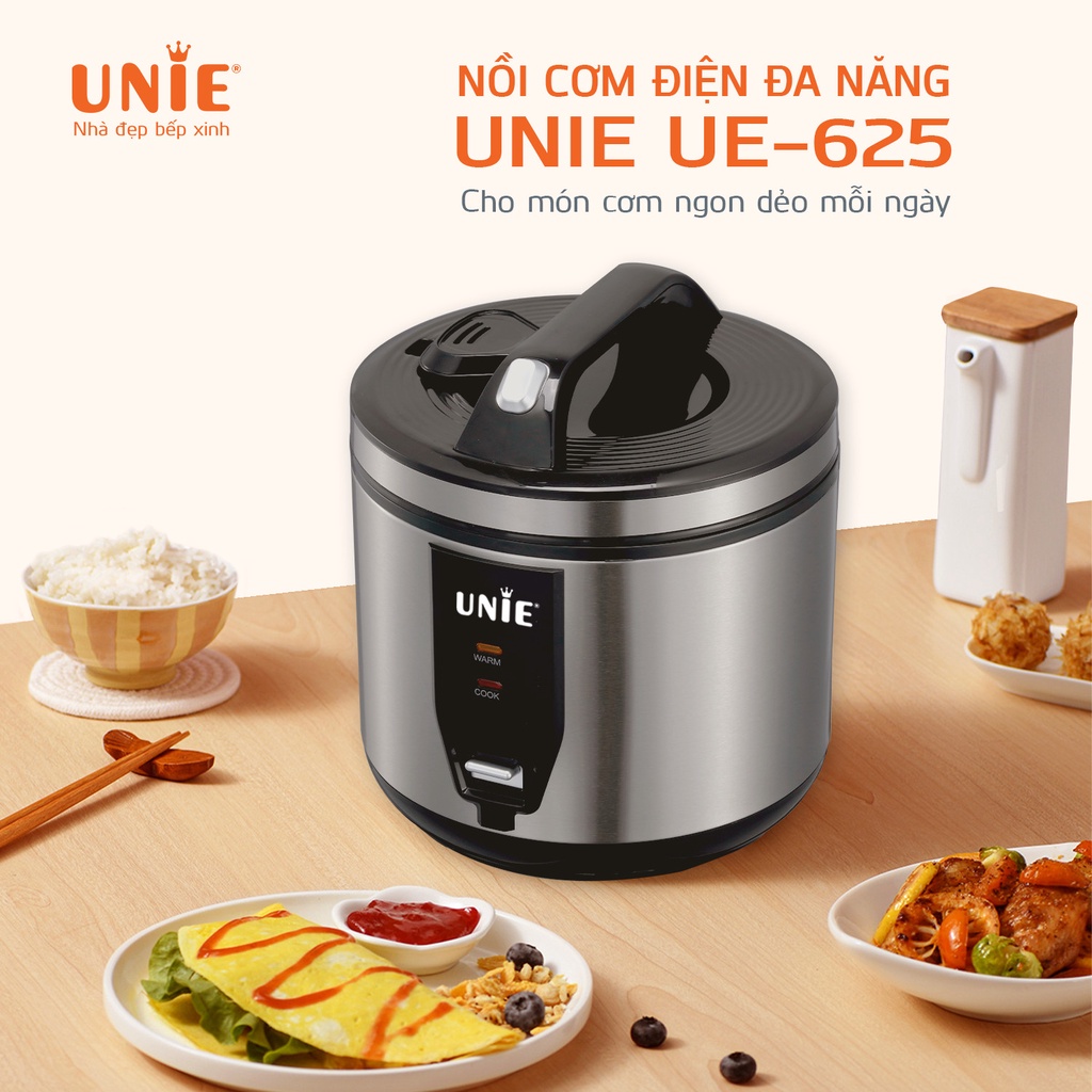 [Mã ELHADEV giảm 4% đơn 300K] Nồi cơm điện UNIE UE-625 dung tích 1.8L