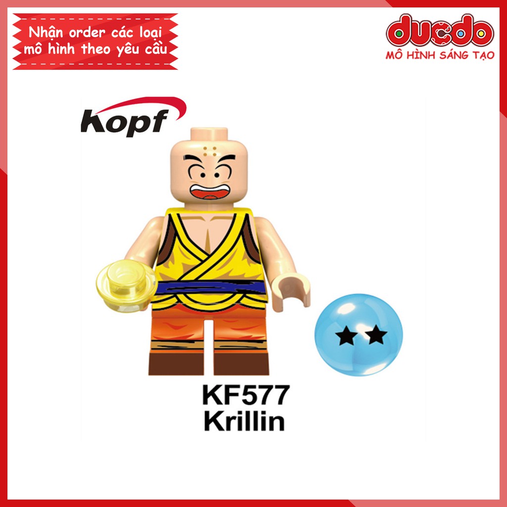 Minifigures các nhân vật trong 7 viên ngọc rồng - Đồ chơi Lắp ghép Mini Dragon Ball Goku Mô hình Kopf KF6048