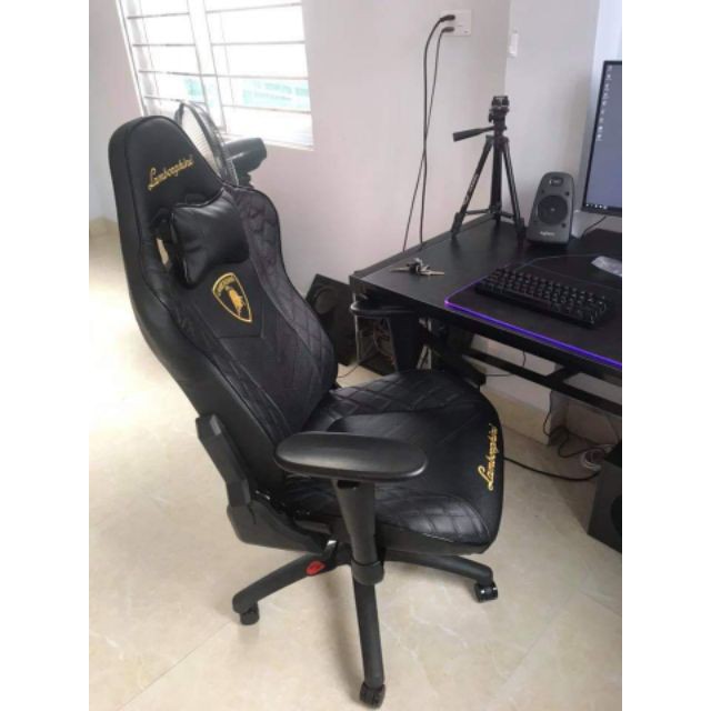 Ghế gaming lamboghini full black