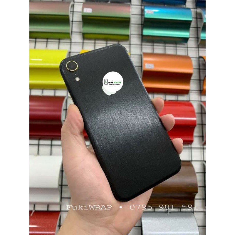 Tấm Dán skin Nhôm Xước FULL ip5 ip8 XR XSMAX 11 PRO MAX FukiShop