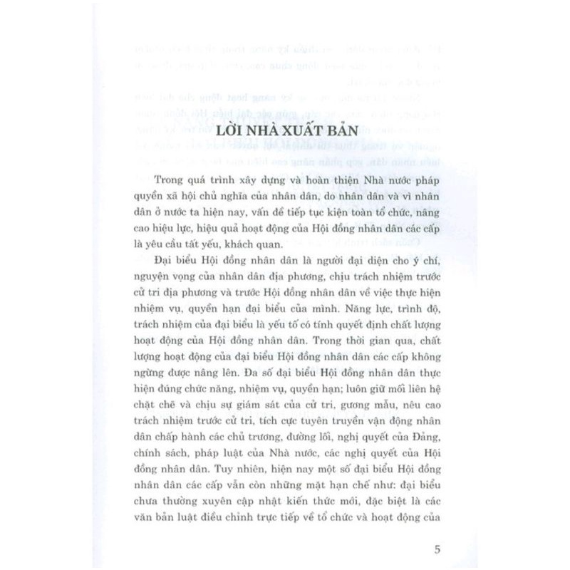 Sách - Kỹ năng cơ bản dành cho đại biểu Hội đồng nhân dân các cấp