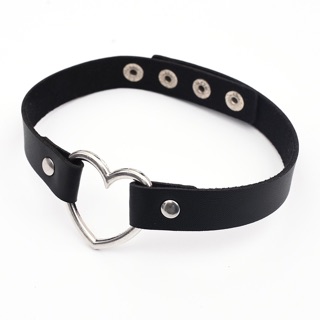 [SẴN] Vòng cổ chocker da hình trái tim cá tính (Ms G2)