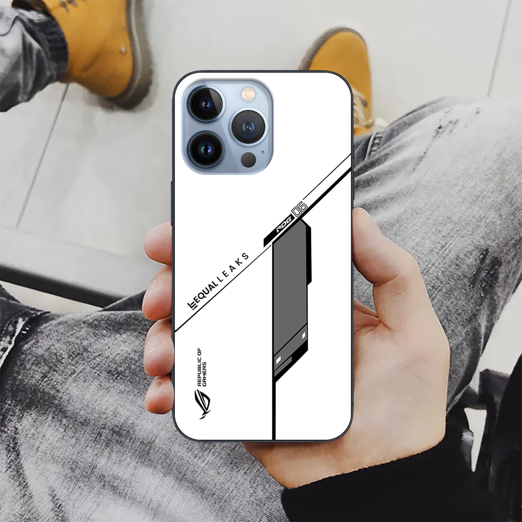 Ốp lưng điện thoại iPhone 13 Pro Max - Republic of Gamers, chất liệu kính cường lực