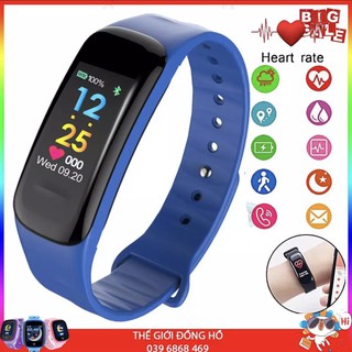 [Chọn màu] Vòng đeo tay thông minh We.arfit C1 Plus màn hình màu cảm ứng, chống nước
