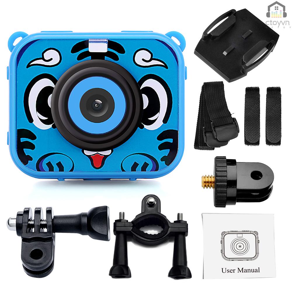Camera hành trình kỹ thuật số 1080P 12MP chống thấm nước 30M pin Lithium thích hợp làm quà tặng năm mới cho bé | BigBuy360 - bigbuy360.vn