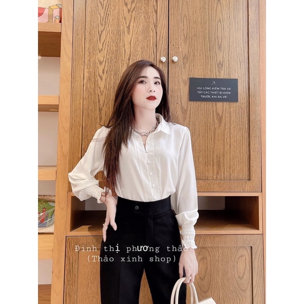 [Xả lỗ 50%] Quần Tây lưng siêu cao cúc lệch