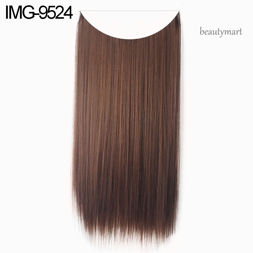 [Hàng mới về] Tóc Giả Dáng Thẳng/Cong Sợi Tự Nhiên Nối Nửa Đầu Cho Nữ