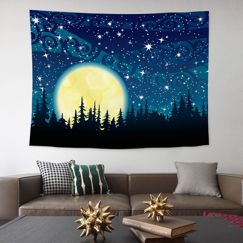 Thảm Treo Tường Trang Trí Phòng Ngủ Phong Cách Bắc Âu