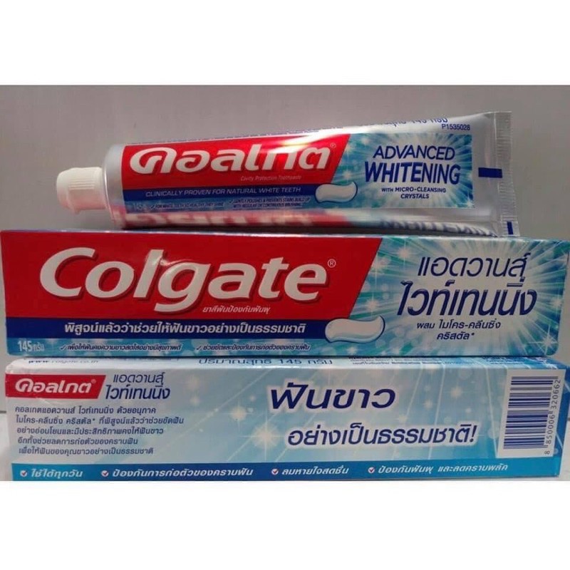 Kem đánh răng Colgate Advanced whitening thái lan