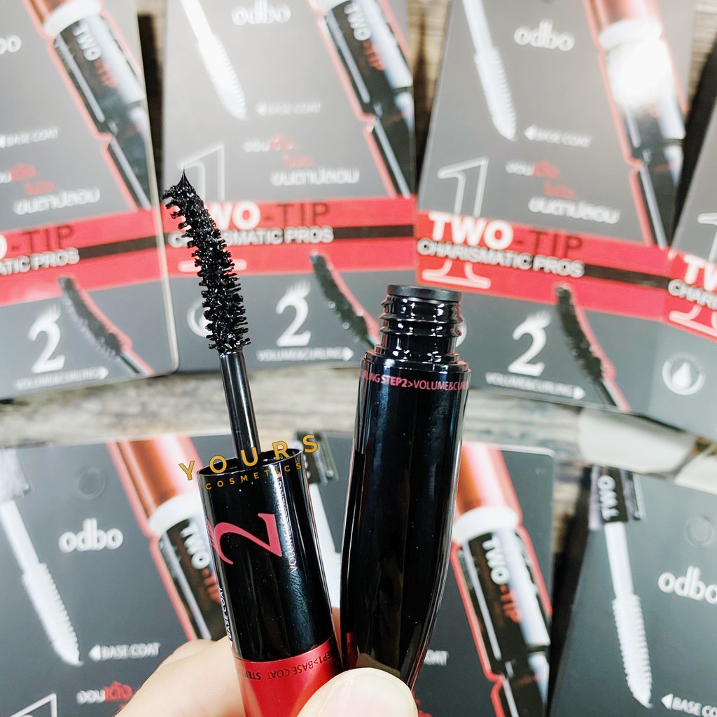 [Auth Thái] Mascara 2 Đầu Làm Cong Và Dày Mi Odbo Two-Tip OD901