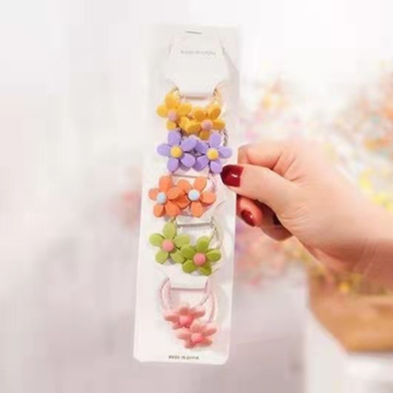 Dây Buộc Tóc Cao Su Nhỏ Dễ Thương Không Đau Cho Bé Gái