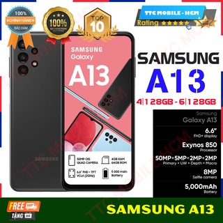 Điện Thoại Samsung A13 6GB/128GB|4GB/128GB-Chính hãng-Nguyên Seal