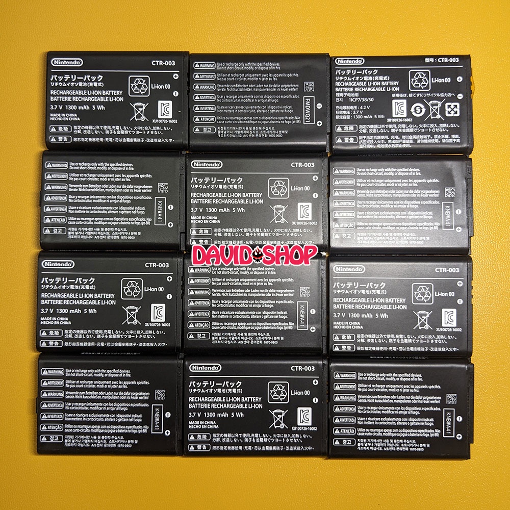 Pin sạc zin CRT-003 dùng cho tay cầm Nintendo Pro Controller & 3DS & 2DS