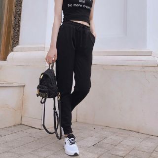 Quần legging umi hàn sọc bo gấu
