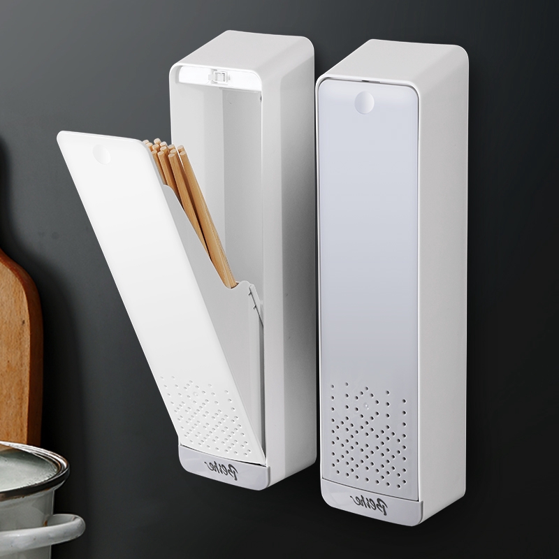 Ống đựng muỗng nĩa gắn tường đơn giản tiện dụng cho nhà bếp