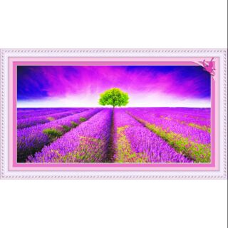 Tranh đá rừng hoa oải hương 77478