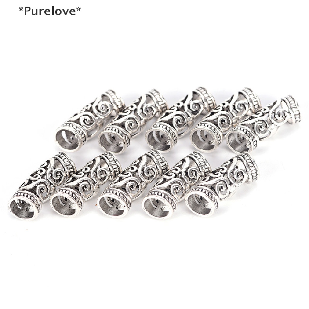 Set 10 Kẹp Kim Loại Màu Bạc Dùng Tết Tóc Độc Đáo