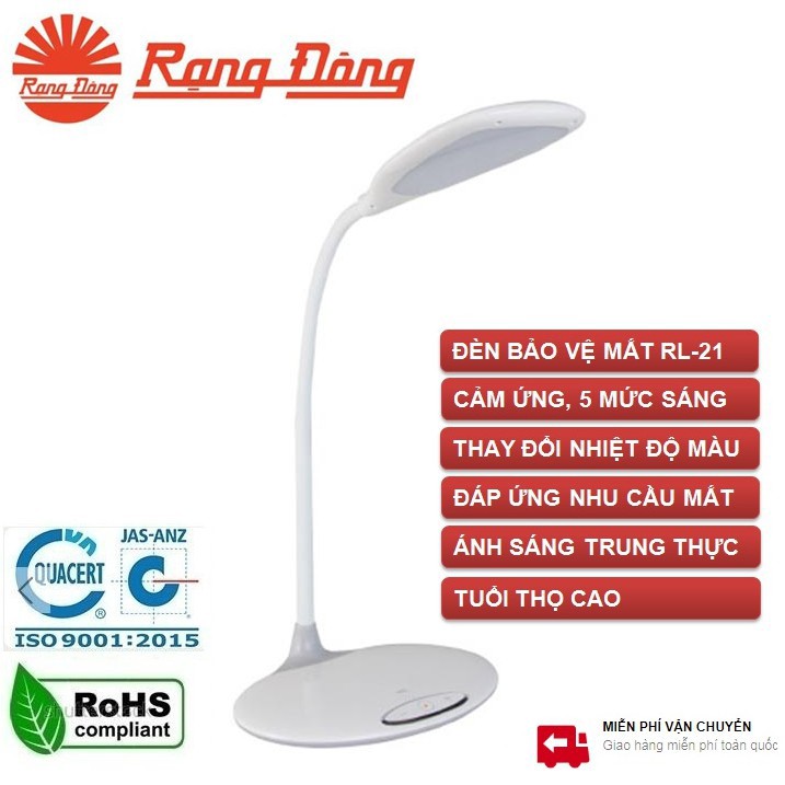 ĐÈN BÀN LED RẠNG ĐÔNG RD-RL-21