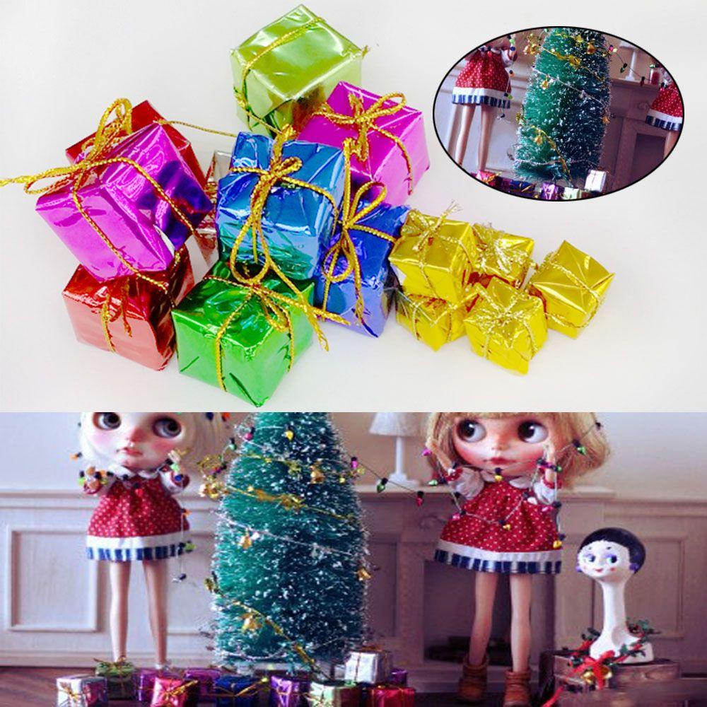 Set 12 / 15 Hộp Quà Mini 1.5cm / 2.5cm Trang Trí Nhà Búp Bê
