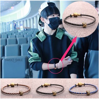 Vòng dây đen độc đáo TFBOYS Dịch Dương Thiên Tỉ