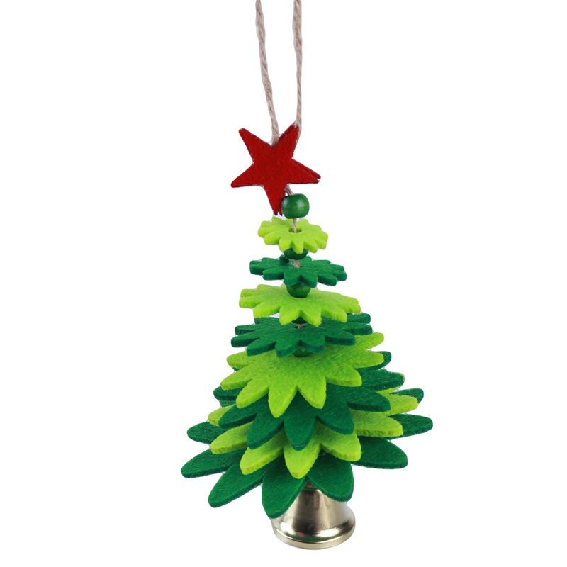 Wind Chimes Shape Christmas Tree Pendant DIY Decorations Door Hanging