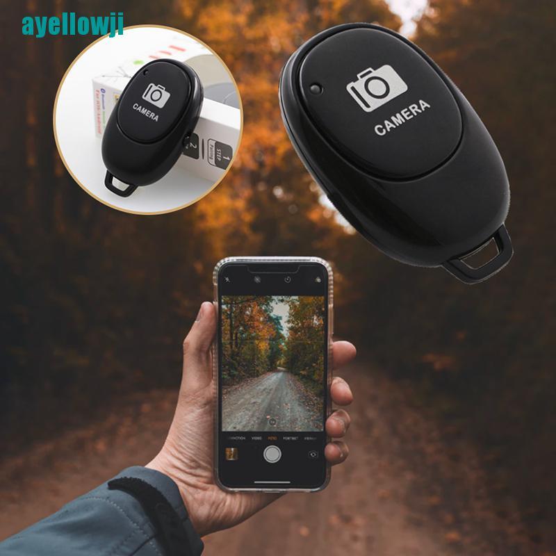 【owj】Wireless Camera Photo Bluetooth Remote Shutter for iPhone IOS Android Cell Phone