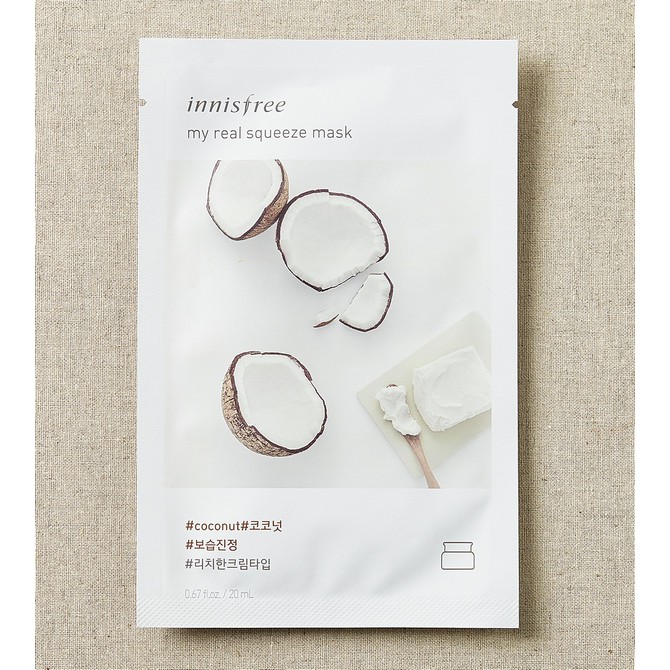 [Rẻ Vô Địch] Mặt nạ giấy Innisfree It's Real Squeeze Mask 20ml [17 vị]