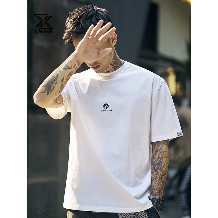 Áo thun nam Unisex thòi trang tay lỡ 100%cotton TS11