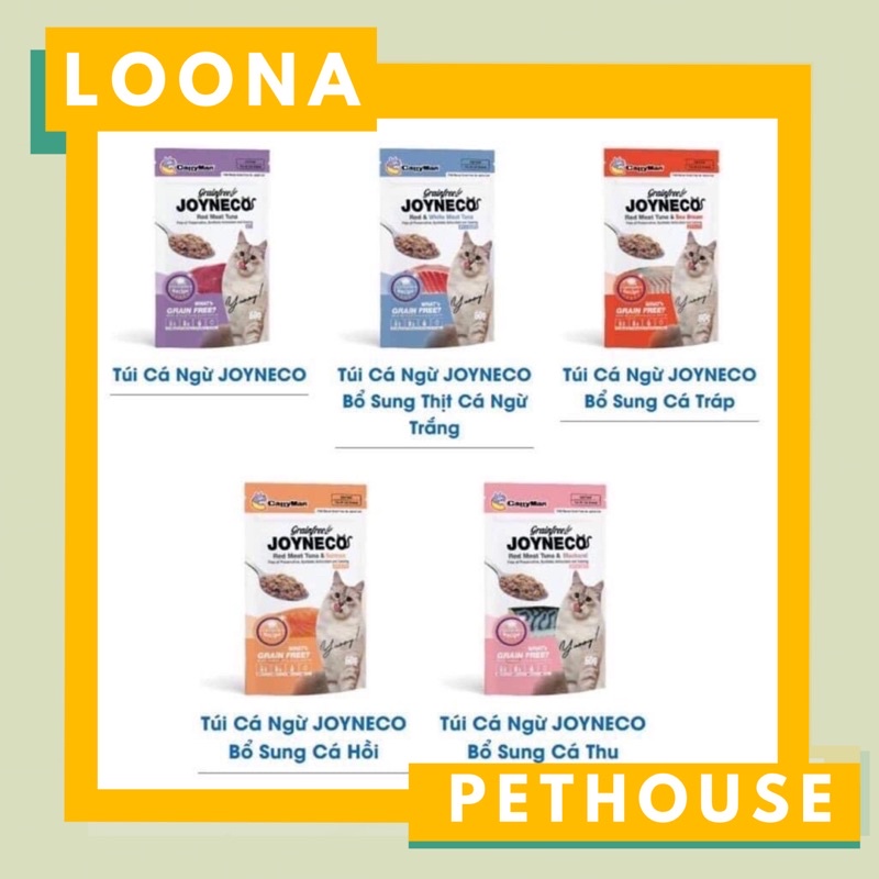 [Mã SRAPR140 giảm 50% tối đa 20k đơn 0Đ] Pate Joyneco cho mèo gói 60g