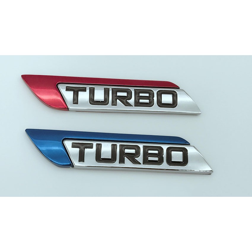 Tem Logo Turbo Dán Xe ô Tô (mẫu 2) MS-107