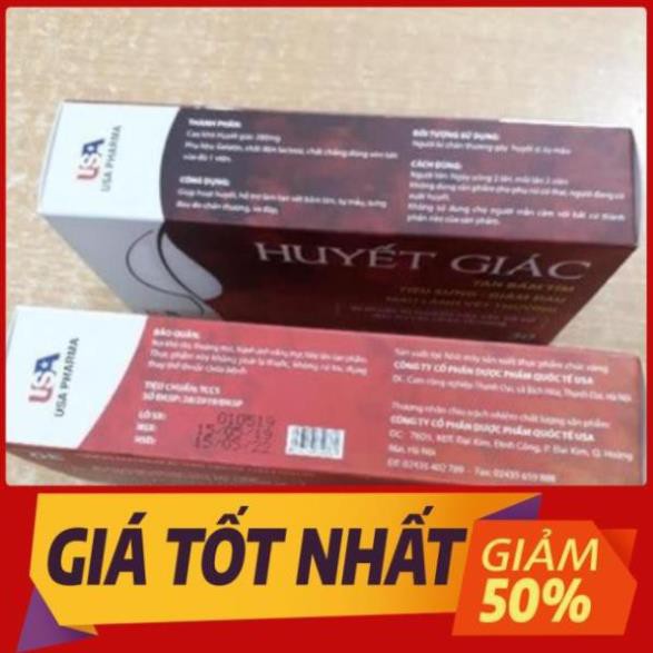 [Viên uống] Huyết Giác Tan bầm tím, Tiêu sưng, Giảm đau, Mau lành vết thương