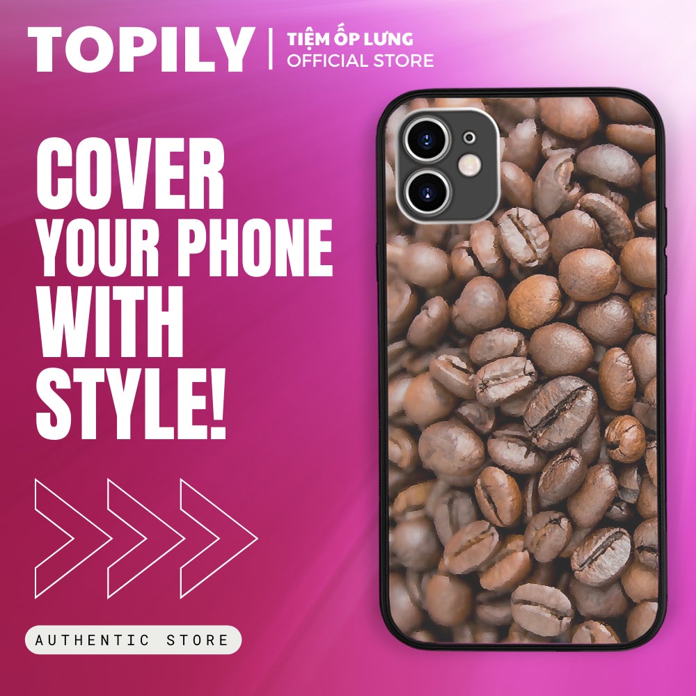 Ốp đt COFFEE BEANS IPHONE TOPILY  đủ mẫu 6/7/8/Plus/11/12/13/14/Pro/Max/X/XS-LAK0024837