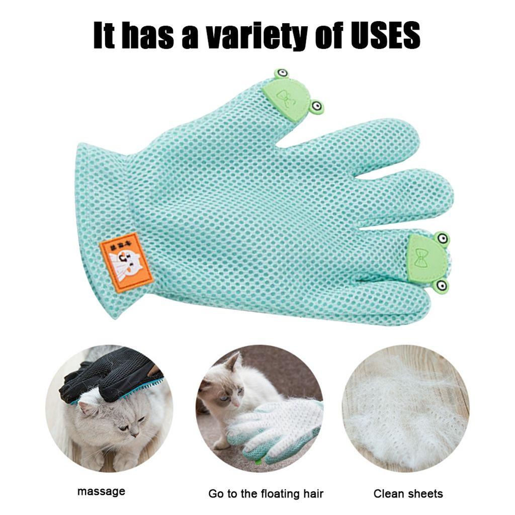 Danilo Bàn Chải Tắm Mát Xa Tay Trái / Phải Bằng Silicon Đa Năng Nhẹ Nhàng Cho Thú Cưng