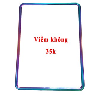 Bộ ốp biển số 7 màu / Vàng / Inox (khung biển / bảng số 7 màu)