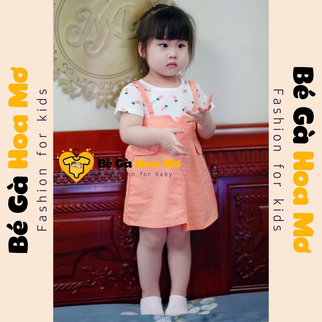 Váy yếm cam cà rốt