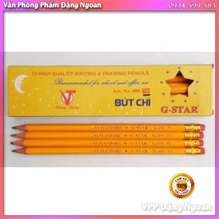 Bút Chì Gỗ 2B - 1 Hộp/ 12 Cây [VPP Đặng Ngoan]
