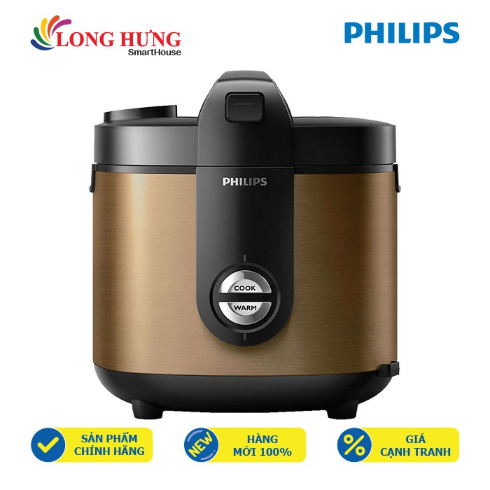 Nồi cơm điện nắp gài Philips 2.0 lít HD3132 - Hàng chính hãng