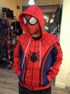 Mặt nạ nhện spider man kèm ảnh thật