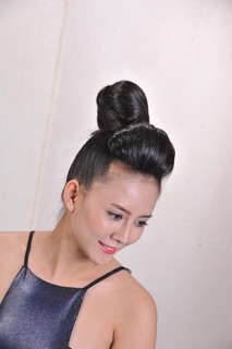 ẢNH THẬT - Búi phồng tóc giả cao (Búi HN)