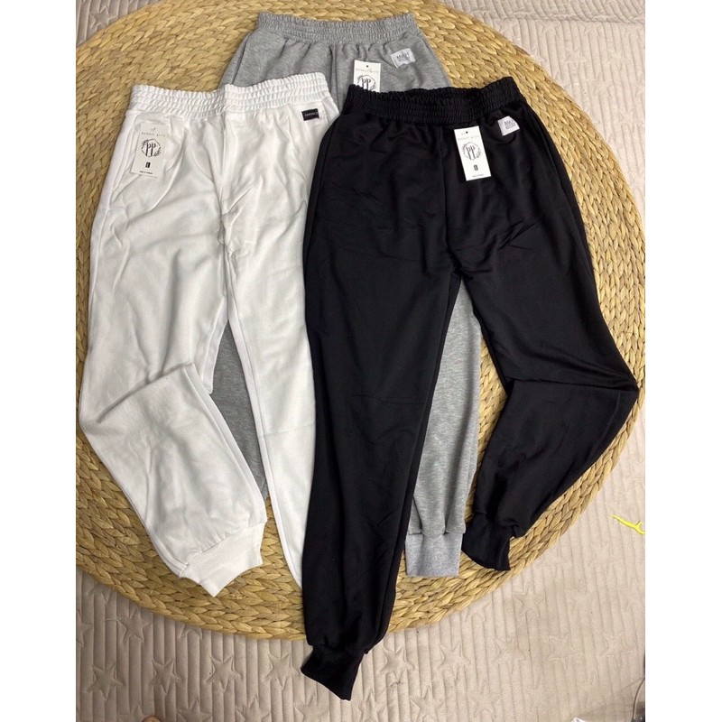 [video thật] Quần jogger trắng cực sporty