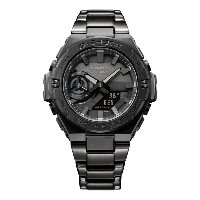 Đồng Hồ Casio Nam Dây Thép Không Ghỉ GSHOCK GST-B500BD-1ADR Chính Hãng